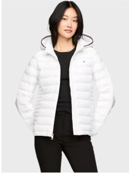 Куртка Tommy Hilfiger Lightweight Hooded Puffer White