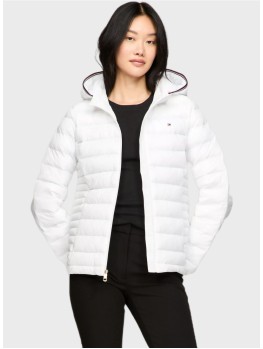 Куртка Tommy Hilfiger Lightweight Hooded Puffer White