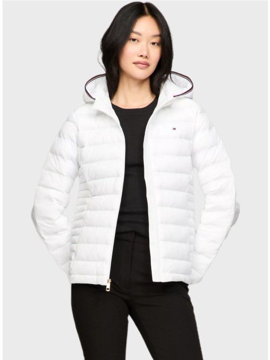 Куртка Tommy Hilfiger Lightweight Hooded Puffer White