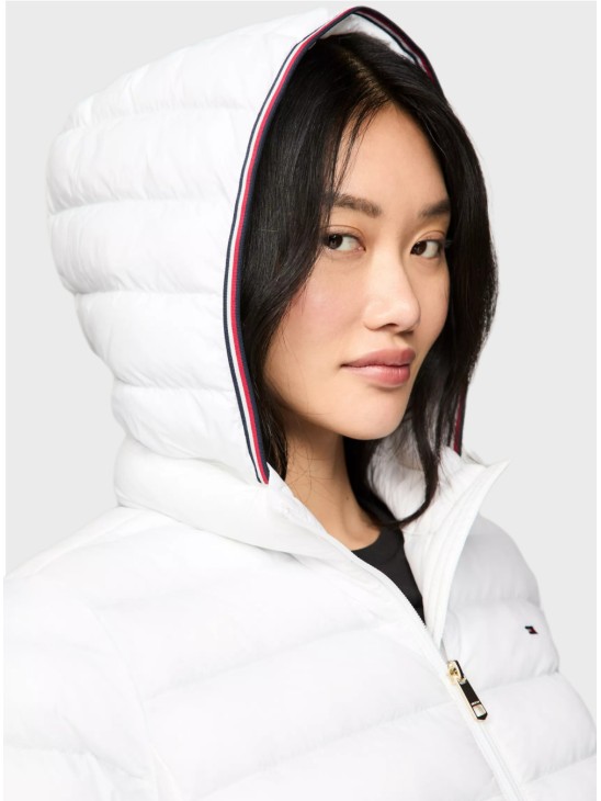 Куртка Tommy Hilfiger Lightweight Hooded Puffer White