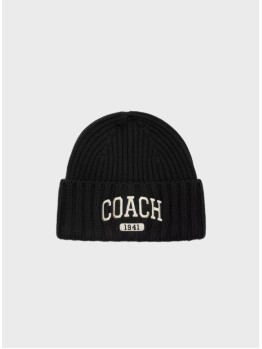 Шапка Coach 1941 Embroidered Knit Beanie Black