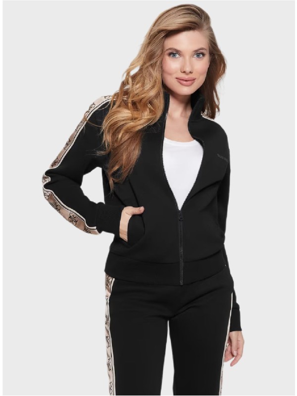 Свитшот Guess Eco Britney Full-Zip Black