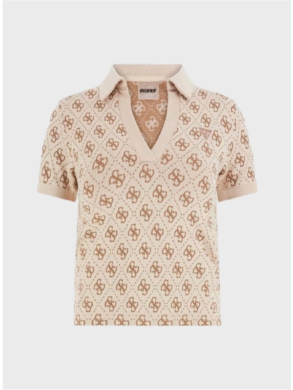 Футболка Guess Quattro Top Beige