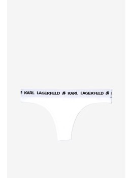 Труси Karl Lagerfeld Logo Thong White