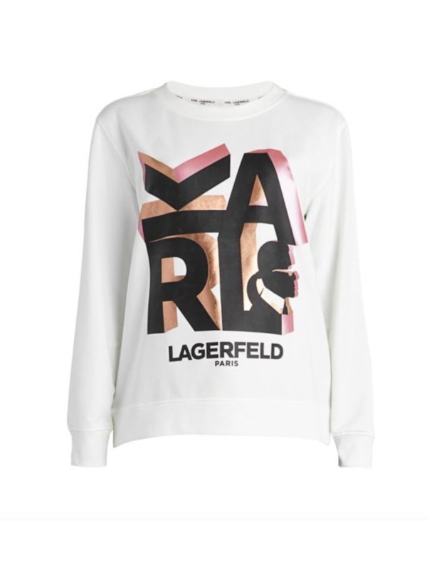 Свитшот Karl Lagerfeld Paris Letter White