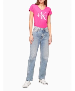 Футболка Calvin Klein Jeans Logo T-Shirt Coral Rose