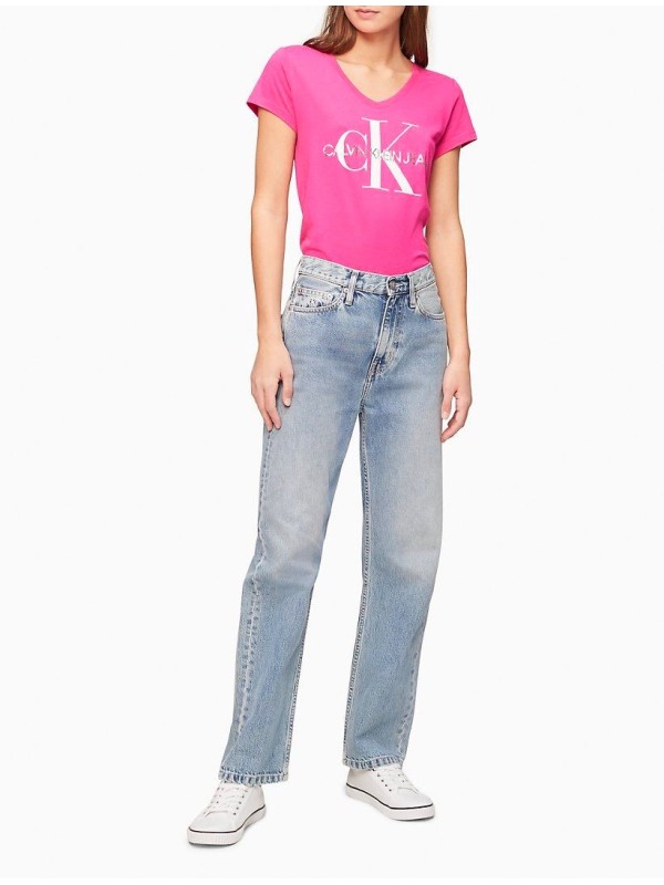 Футболка Calvin Klein Jeans Logo T-Shirt Coral Rose