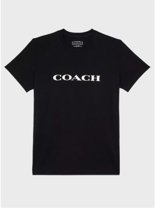 Футболка Coach Essential In Organic Cotton Black