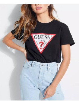 Футболка GUESS Logo T-Shirt Black