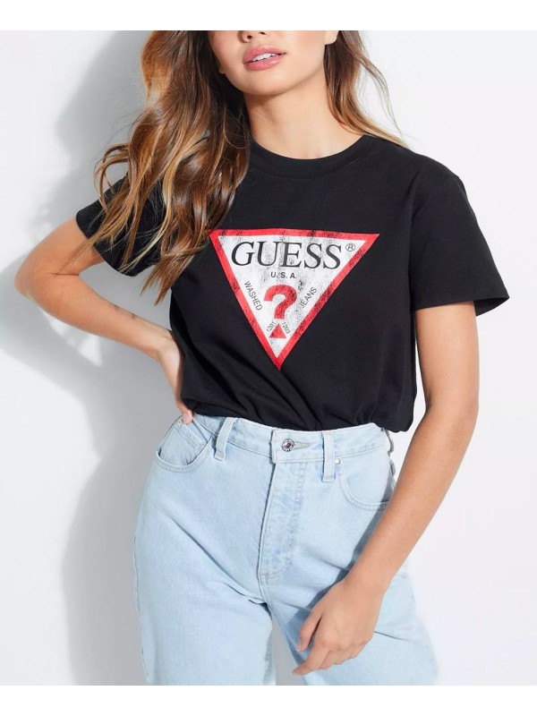 Футболка GUESS Logo T-Shirt Black