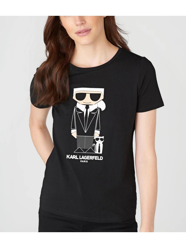 Футболка Karl Lagerfeld Paris Kocktail Black