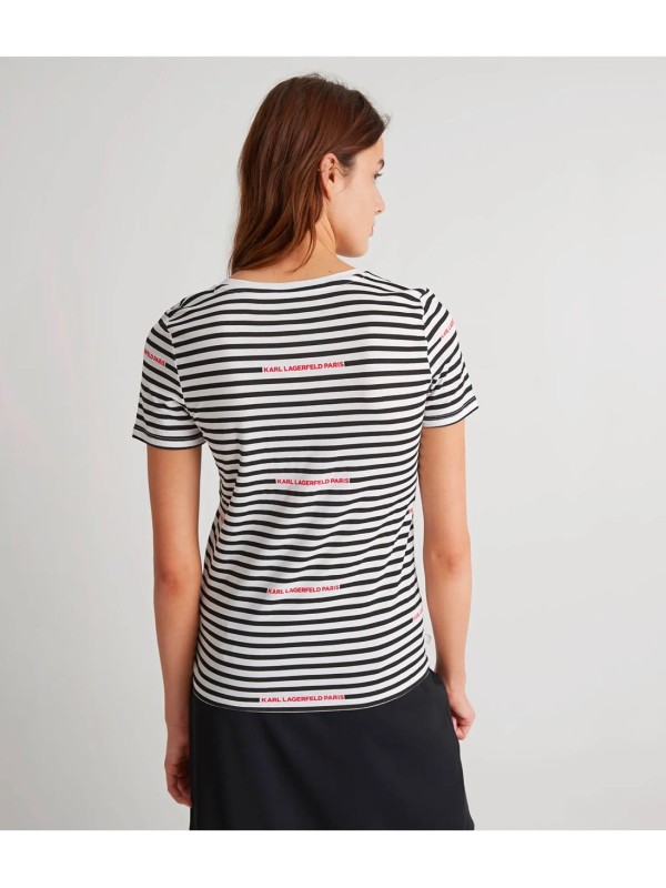 Футболка Karl Lagerfeld Paris Stripe