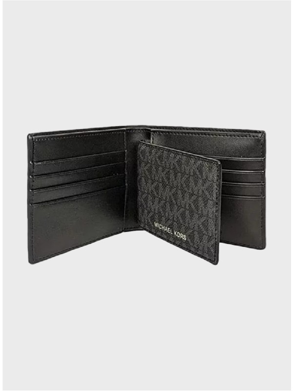 Мужской кошелек Michael Kors Cooper Billfold W Passcase Black Logo