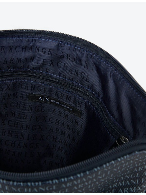 Мужская сумка Armani GRAFFITI LOGO FABRIC SHOULDER BAG