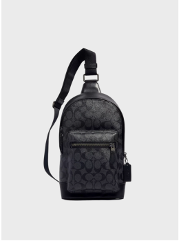 Чоловіча сумка Coach West Pack In Signature Canvas 