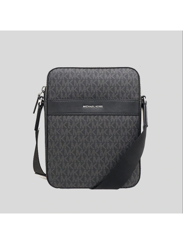 Мужская сумка Michael Kors cooper messenger black logo