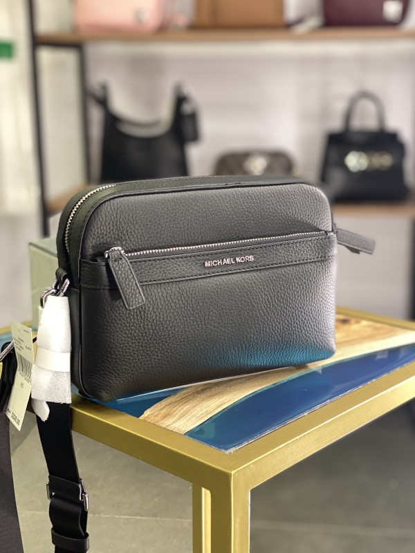 Мужская сумка Michael Kors cooper xbody black logo