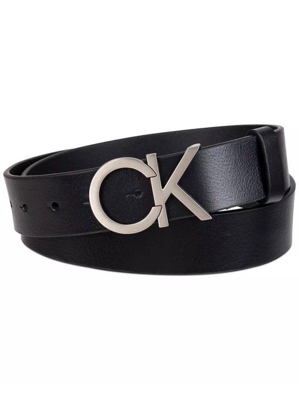 Чоловічий пояс Calvin Klein Men’s Casual Monogram Cut Out Buckle, 30 mm, Black