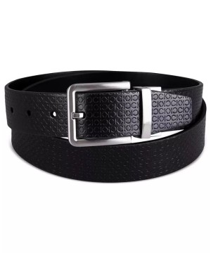 Чоловічий пояс Calvin Klein Logo Strap Reversible Casual, Onesize 33 mm