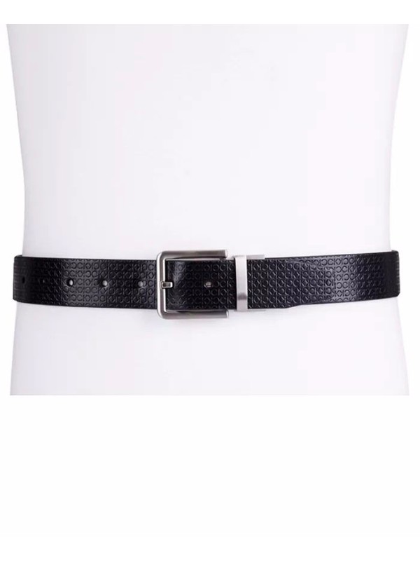 Чоловічий пояс Calvin Klein Logo Strap Reversible Casual, Onesize 33 mm