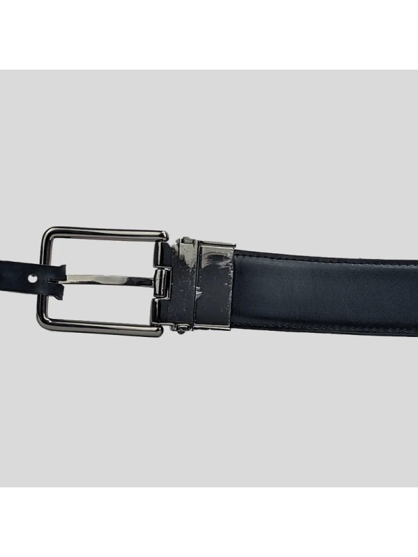 Мужской двухсторонний пояс Michael Kors Cut To Size Black Logo, 33 mm