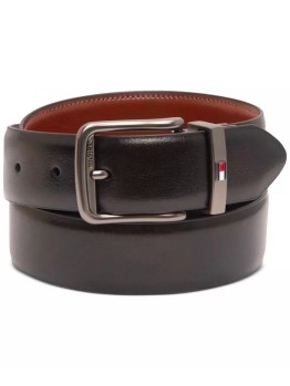 Мужской пояс Tommy Hilfiger Men's Reversible Stretch, 32 mm, Black/Brown