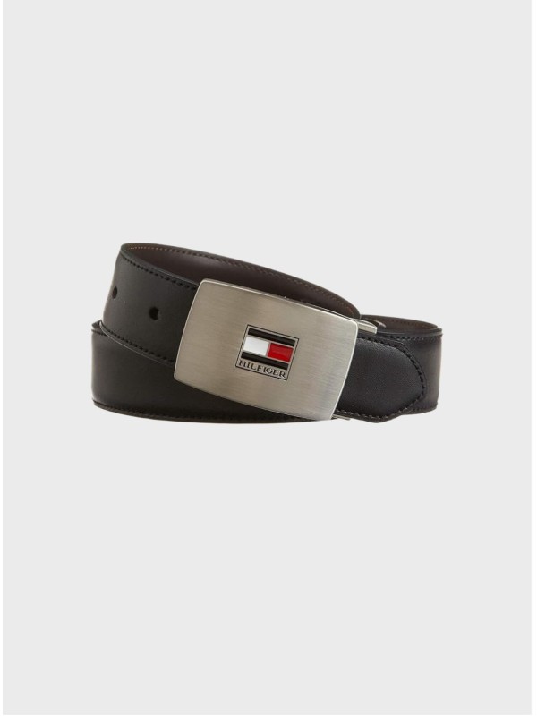 Мужской двухсторонний пояс Tommy Hilfiger Сut To Size в подарочной коробке, 27 mm, Black/Brown