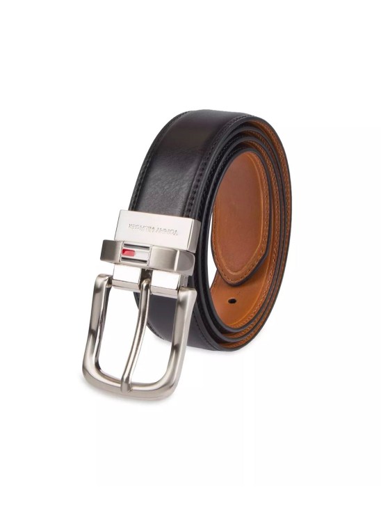 Чоловічий пояс Tommy Hilfiger Men's Reversible Stretch, 32 mm, Brown/Black