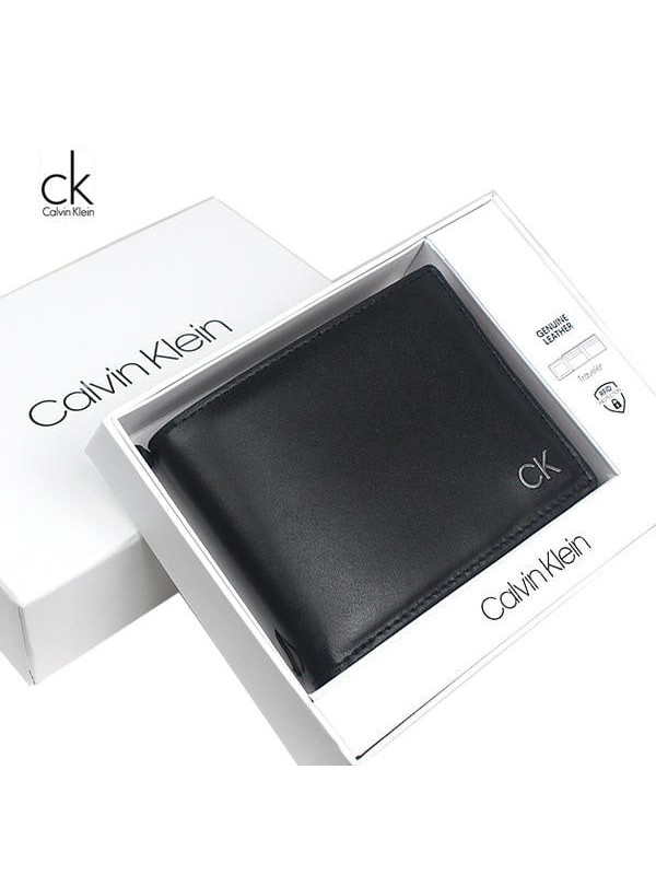 Чоловічий гаманець Calvin Klein Two-Tone Traveler RFID