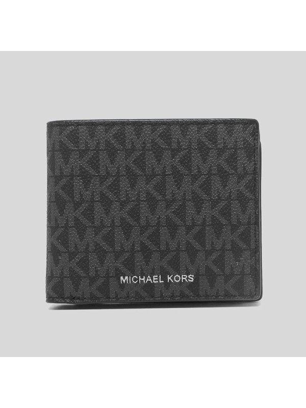 Чоловічий гаманець Michael Kors black logo