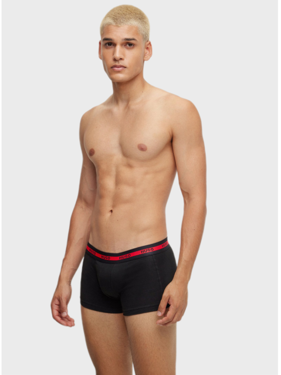Чоловічий комплект Hugo із двох боксерів Twin Pack Black