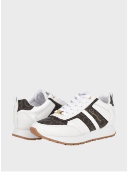 Кроcсовки Calvin Klein Carlla White/Brown