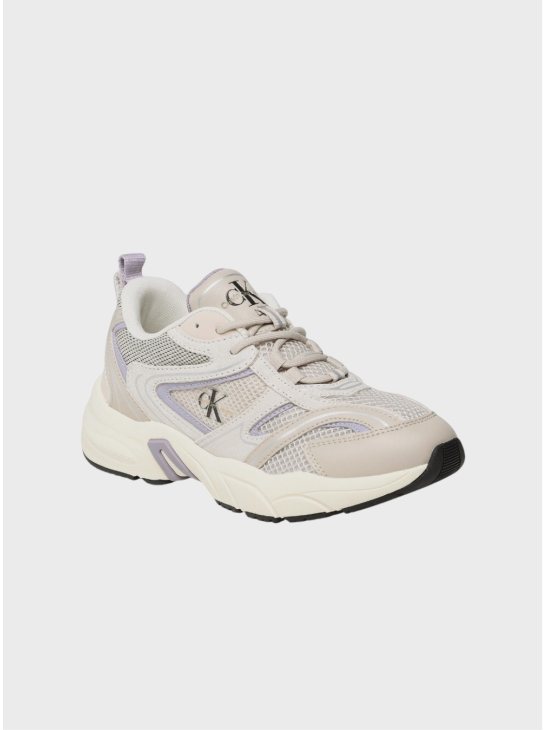Кроссовки Calvin Klein Retro Tennis Bright Eggshell/Lavender Aura