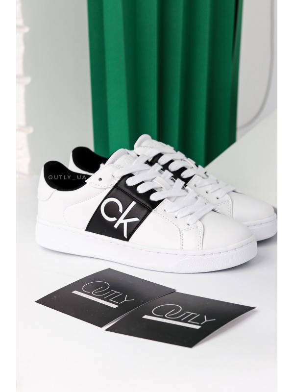 Calvin Klein Lace Up Sneaker White