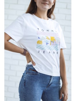 Футболка Tommy Hilfiger Organic Cotton Tommy T-Shirt Pic