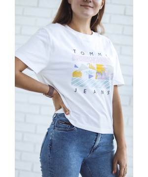 Футболка Tommy Hilfiger Organic Cotton Tommy T-Shirt Pic