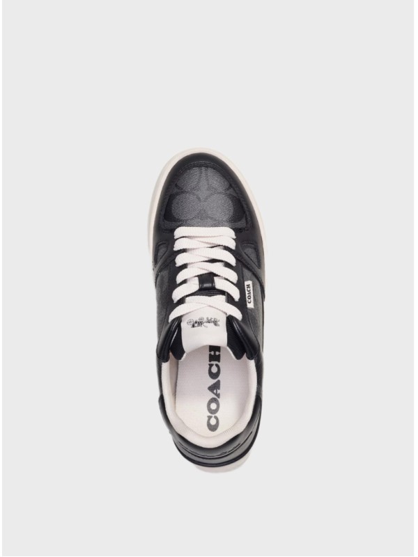 Кеди Coach Clip Court Low Top In Signature Canvas Black