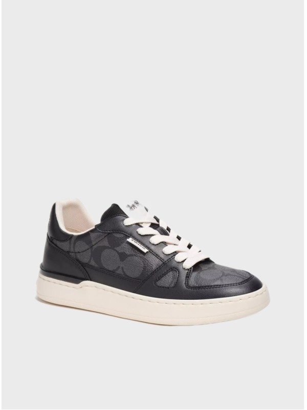 Кеди Coach Clip Court Low Top In Signature Canvas Black