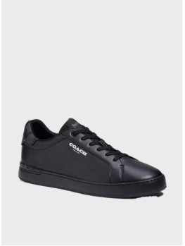 Чоловічі кеди Coach Clip Low Top Leather Black
