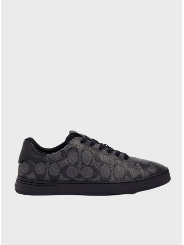 Мужские кеды Coach Clip Low Top Canvas Black Logo