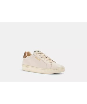 Кеды Coach Clip Low Top Sneaker In Signature Leather White