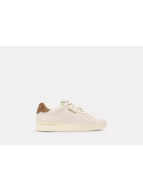 Кеды Coach Clip Low Top Sneaker In Signature Leather White