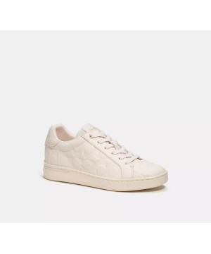 Кеди Coach Clip Low Top Sneaker In Signature Leather White