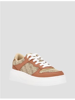 Кросівки Guess Cleva Logo Low-Top Sneakers Light Brown