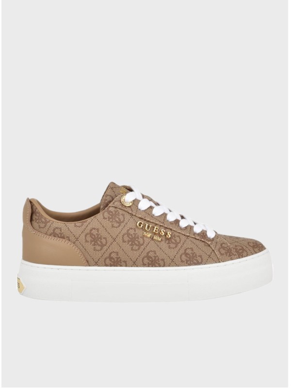 Кросівки Guess Genza Logo Print Brown