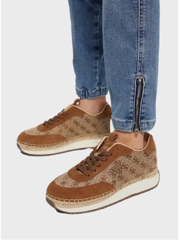 Кроссовки Guess Stefen Espadrille Joggers Brown