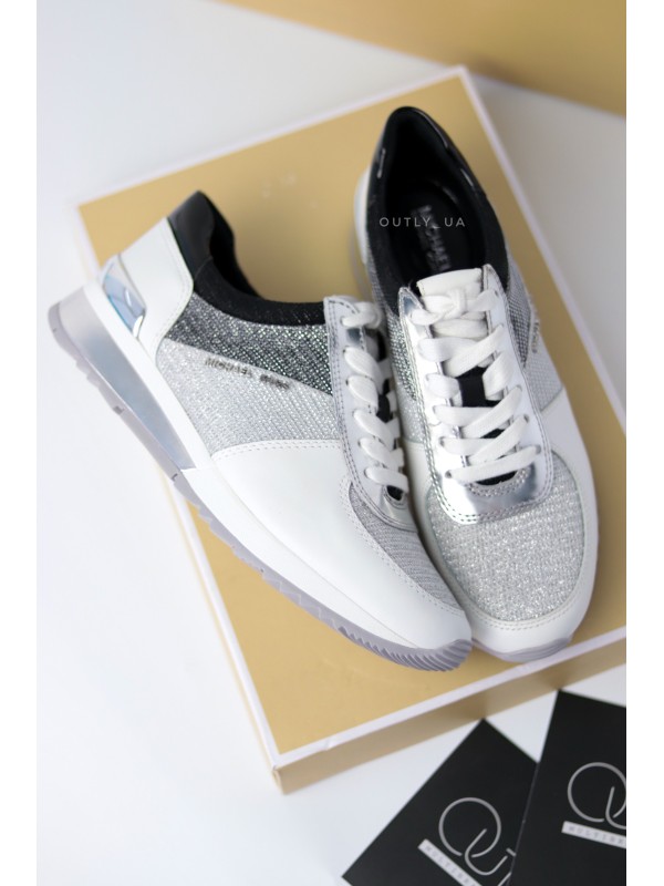 Michael Kors Allie Trainer Sneakers Silver tone