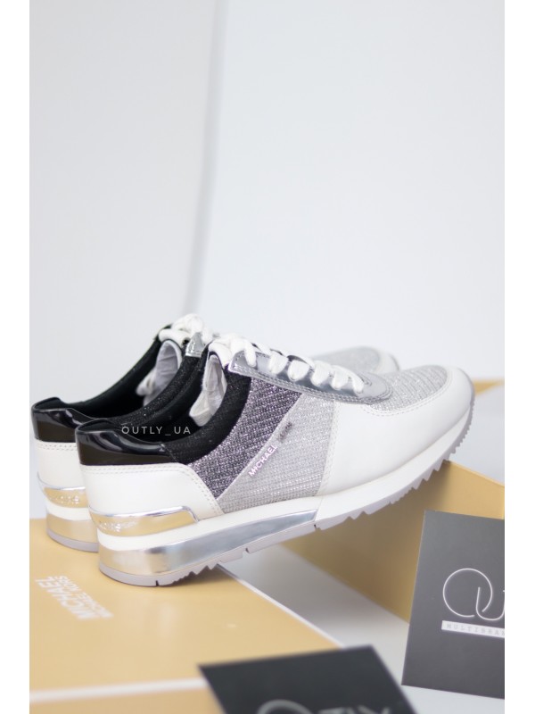 Michael Kors Allie Trainer Sneakers Silver tone