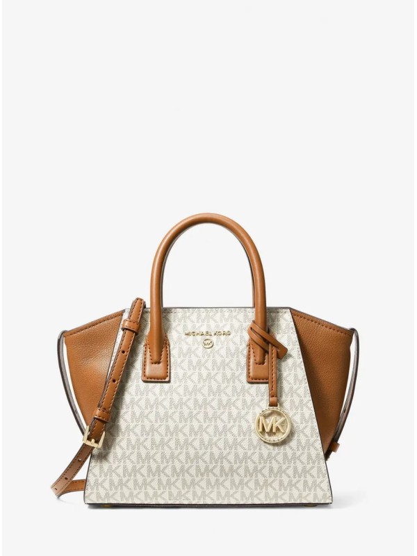 Cумка Michael Kors Avril Medium Handbag Brown/Vanilla logo