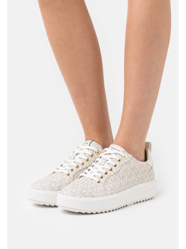 Michael Kors Emmett Lace Up Sneakers	vanilla